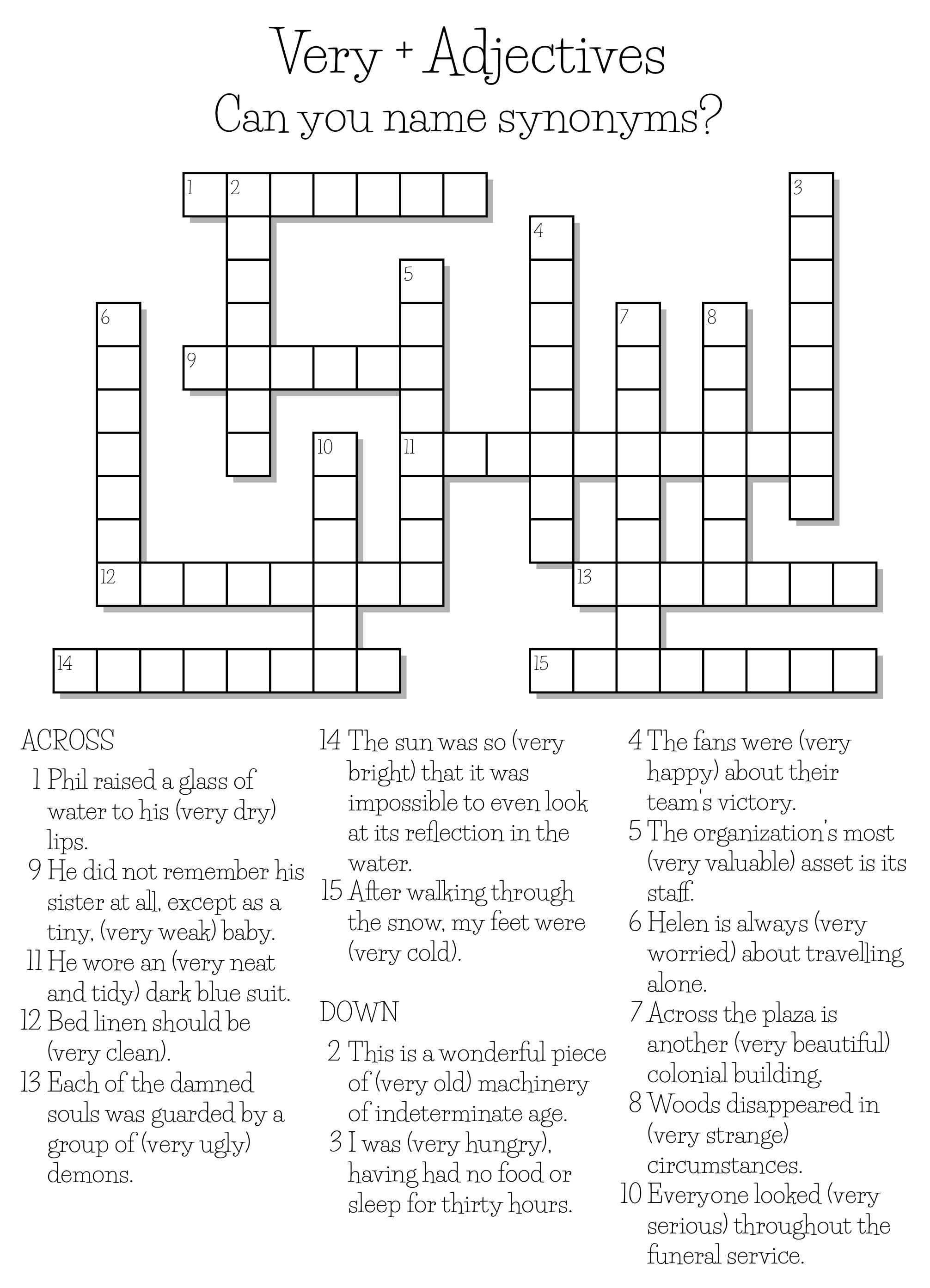 Crossword Puzzle